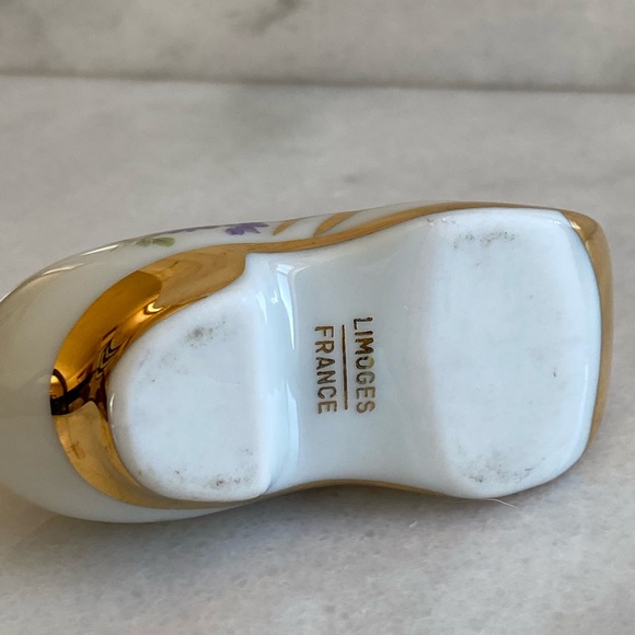 Limoges France Mini Clog Shoe Porcelain - Picture 11 of 14
